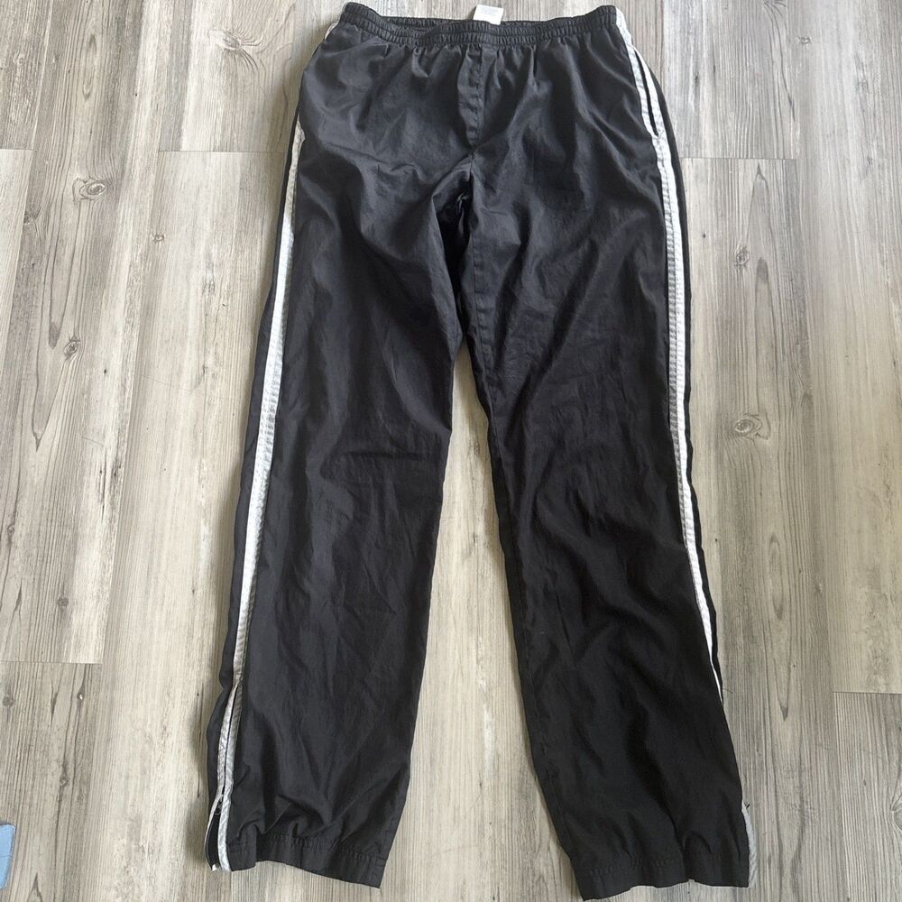 Vintage Old Navy 90s Black Parachute Pants Size Medium